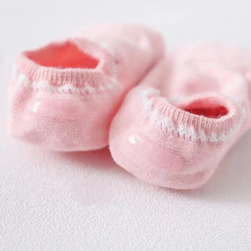 2023 New Ins Style Baby Ankle Sock Girl Cute Cartoon Cat Kitty Invisible Socks Infant Newborn Boy Cotton Anti Slip Doll Socks